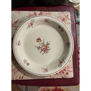 1940's Homer Laughlin Priscilla pattern pie plate